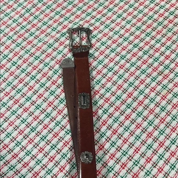 Fossil Vintage 1997 Leather and Silver Belt - Picture 6 of 6